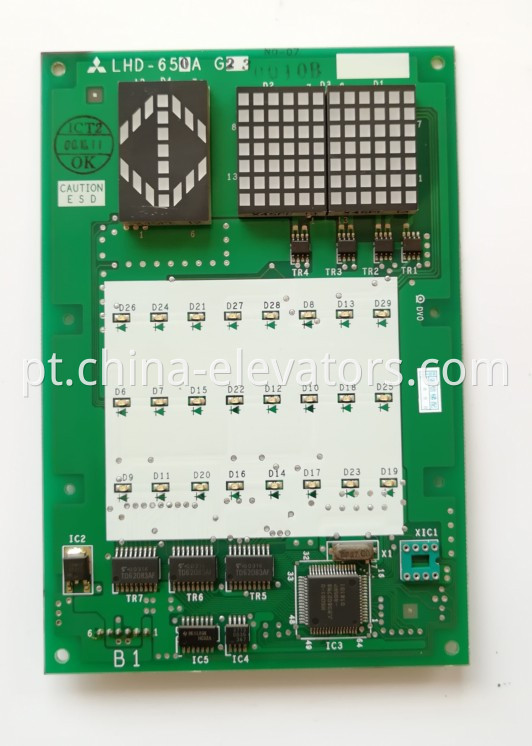 COP Display Board LHD-650AG23 for Mitsubishi GPS-3 Elevators